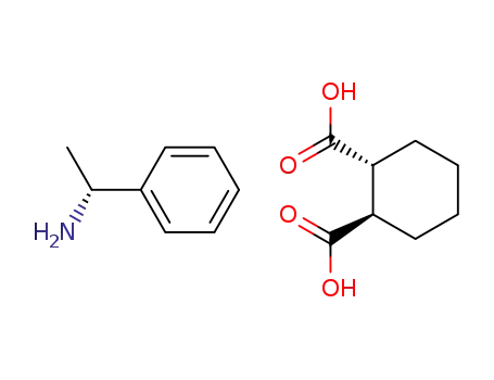 (R,R)-1,2-cyclohexane dicarboxylic acid (R)-1-phenylethyl amine salt