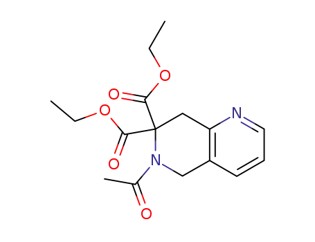 ethyl 6-acetyl-7-ethoxycarbonyl-5,6,7,8-tetrahydro[1,6]naphthylidine-7-carboxylate