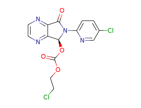 Carbonic acid, 2-chloroethyl  (5S)-6-(5-chloro-2-pyridinyl)-6,7-dihydro-7-oxo-5H-pyrrolo[3,4-b]pyrazin  -5-yl ester