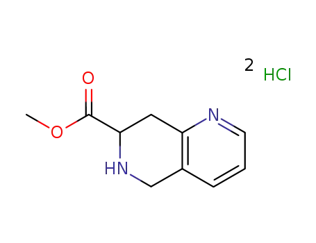 methyl (+/-)-5,6,7,8-tetrahydro[1,6]naphthylidine-7-carboxylate dihydrochloride