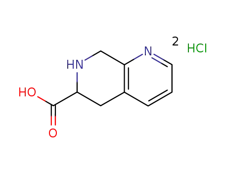 (+/-)-5,6,7,8-tetrahydro[1,7]naphthylidine-6-carboxylic acid dihydrochloride