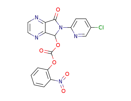 (+/-)-7-(o-nitrophenyloxycarbonyloxy)-6-(5-chloropyridin-2-yl)-6,7-dihydro-5H-pyrrolo[3,4-b]pyrazin-5-one