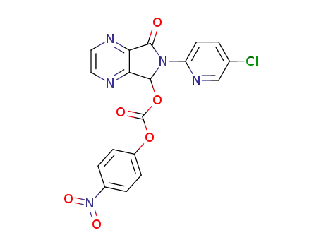 (+/-)-7-(p-nitrophenyloxycarbonyloxy)-6-(5-chloropyridin-2-yl)-6,7-dihydro-5H-pyrrolo[3,4-b]pyrazin-5-one