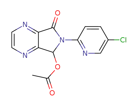 6-(5-chloropyridin-2-yl)-7-oxo-6,7-dihydro-5H-pyrrolo[3.4-b]pyrazin-5-yl acetate