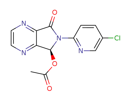 acetic acid 6-(5-chloro-pyridin-2-yl)-7-oxo-6,7-dihydro-5H-pyrrolo[3,4-b]pyrazin-5-yl ester