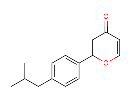 2-(4-isobutyl-phenyl)-2,3-dihydro-pyran-4-one