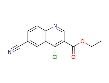 4-CHLORO-6-CYANO-QUINOLINE-3-CARBOXYLIC ACID ETHYL ESTER