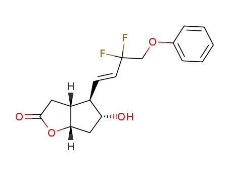 (3aR,4R,5R,6aS)-4-[(1E)-3,3-Difluoro-4-phenoxy-1-butenyl]hexahydro-5-hydroxy-2H-cyclopenta[b]furan-2-one