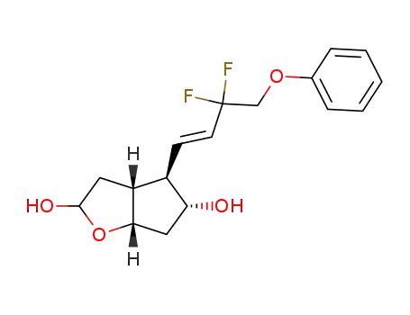 (3aR,4R,5R,6aS)-4-[(1E)-3,3-Difluoro-4-phenoxy-1-butenyl]hexahydro-2H-cyclopenta[b]furan-2,5-diol
