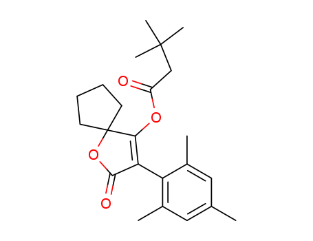 Butanoic acid,3,3-dimethyl-, 2-oxo-3-(2,4,6-trimethylphenyl)-1-oxaspiro[4.4]non-3-en-4-ylester