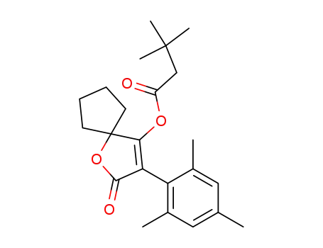 2-oxo-3-(2,4,6-trimethylphenyl)-1-oxaspiro[4.4]non-3-en-4-yl 3,3-dimethylbutanoate