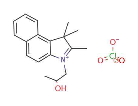 1-(2-hydroxypropyl)-2,3,3-trimethyl-3H-benzo[e]indolium perchlorate