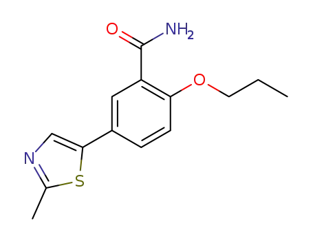5-(2-methyl-thiazol-5-yl)-2-propoxy-benzamide