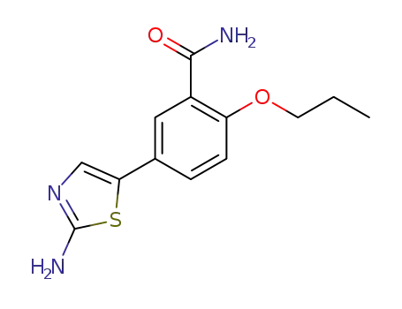 5-(2-amino-thiazol-5-yl)-2-propoxy-benzamide