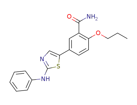 5-(2-phenylamino-thiazol-5-yl)-2-propoxy-benzamide