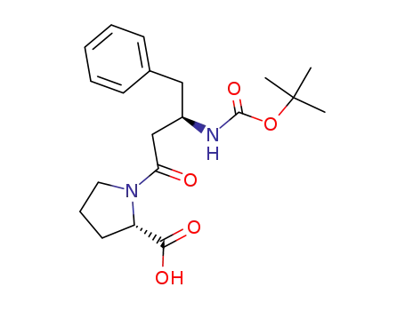 (S)-1-((R)-3-tert-Butoxycarbonylamino-4-phenyl-butyryl)-pyrrolidine-2-carboxylic acid