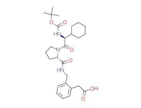 [2-({[(S)-1-((S)-2-tert-Butoxycarbonylamino-2-cyclohexyl-acetyl)-pyrrolidine-2-carbonyl]-amino}-methyl)-phenyl]-acetic acid