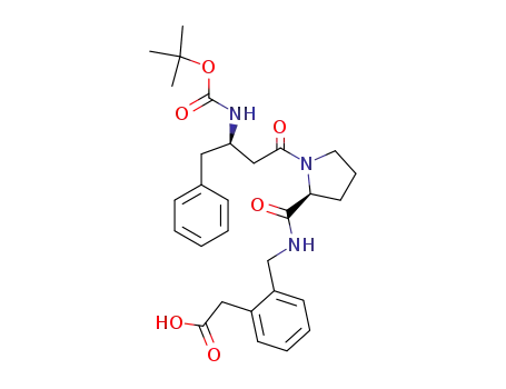 [2-({[(S)-1-((R)-3-tert-Butoxycarbonylamino-4-phenyl-butyryl)-pyrrolidine-2-carbonyl]-amino}-methyl)-phenyl]-acetic acid