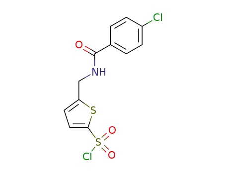 5-(4-CHLOROBENZAMIDOMETHYL)THIOPHENE-2-SULPHONYL CHLORIDE