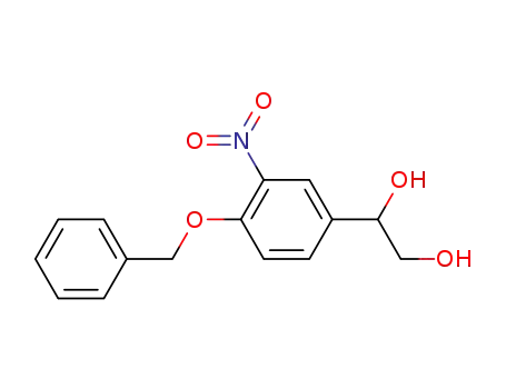 (4-benzyloxy-3-nitrophenyl)ethane-1,2-diol
