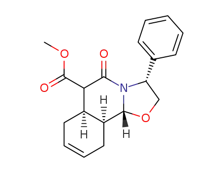 (3R,6aR,10aS,10bR)-6-(methoxycarbonyl)-5-oxo-3-phenyl-2,3,6,6a,7,10,10a,10b-octahydro-5H-oxazolo[2,3-a]isoquinoline