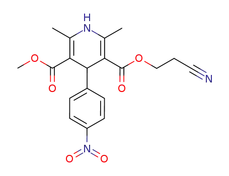 3-(2cyanoethyl) 5-methyl 2,6-dimethyl-4-(4'-nitrophenyl)-1,4-dihydropyridine-3,5-dicarboxylate