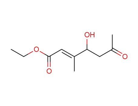 ethyl (E)-4-hydroxy-3-methyl-6-oxohept-2-enoate