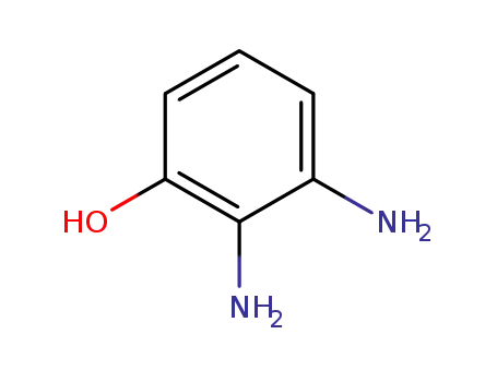 Molecular Structure of 59649-56-8 (2,3-Diaminophenol)