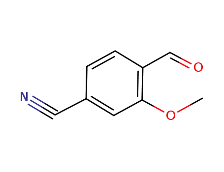Molecular Structure of 21962-45-8 (4-CYANO-2-METHOXYBENZALDEHYDE)
