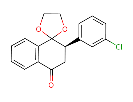 (R)-3-(3-chlorophenyl)-4,4-ethylenedioxy-1-oxo-1,2,3,4-tetrahydronaphthalene