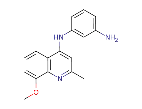 N-(3-aminophenyl)-8-methoxy-2-methylquinolin-4-amine
