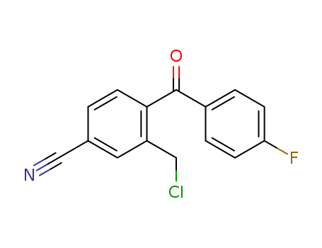 3-(chloromethyl)-4-(4-fluorobenzoyl)benzonitrile