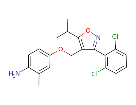 4-{[3-(2,6-dichlorophenyl)-5-isopropylisoxazol-4-yl]methoxy}-2-methylphenylamine