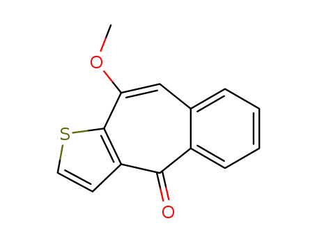 10-methoxy-4H-benzo<4,5>cyclohepta<1,2-b>thiophen-4-one