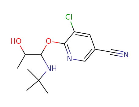 S-2-(tert. butylamino-2-hydroxypropoxy)-3-chloro-5-cyanopyridine