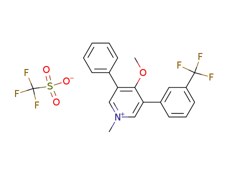 4-methoxy-1-methyl-3-phenyl-5-(3-trifluoromethylphenyl)-pyridinium trifluoromethanesulfonate