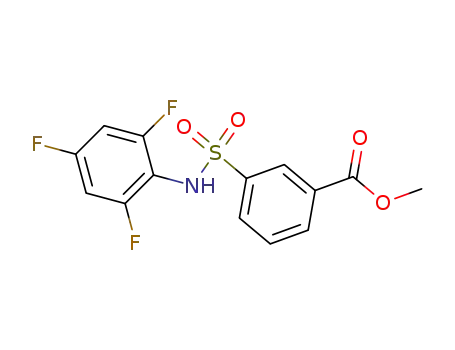 3-[N-(2,4,6-Trifluorophenyl)sulfamoyl]-benzoic acid methyl ester