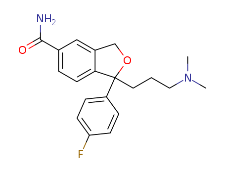 Citalopram Related Compound A (25 mg) (1-(3-dimethylaminopropyl)-1-(4-fluorophenyl)-1,3-dihydroisobenzofuran-5-carboxamide)