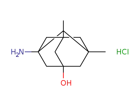 Molecular Structure of 356572-08-2 (1-Hydroxy-3-amino-5,7-dimethyladamantane hydrochloride)