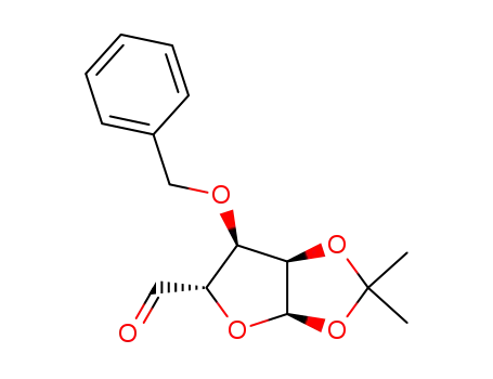 Molecular Structure of 63593-02-2 (3-o-benzyl-1,2-o-isopropylidene-a-d-ribo-pentadialdo-1,4-furanose)