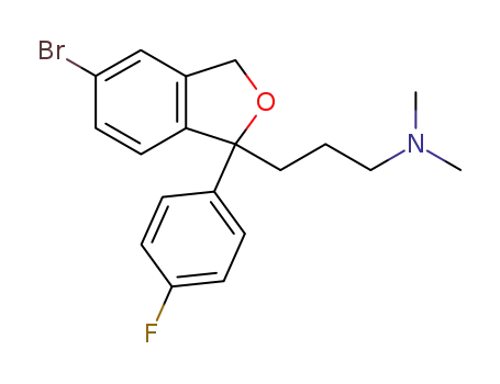3-(5-bromo-1-(4-fluorophenyl)-1,3-dihydroisobenzofuran-1-yl)-N,N-dimethylpropan-1-amine