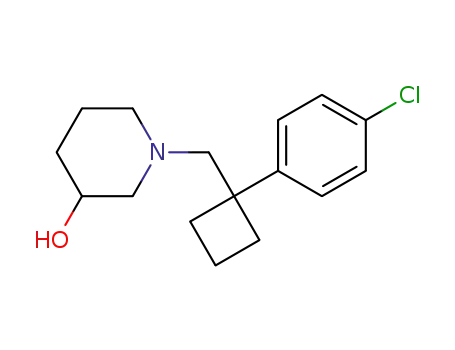 1-[1-(4-Chlorophenyl)cyclobutylmethyl]piperidin-3-ol
