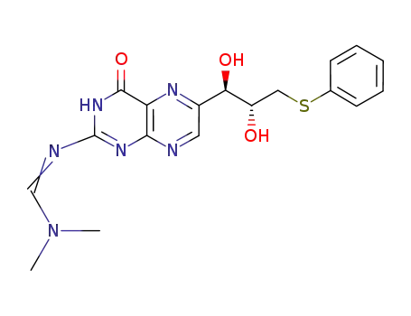 6-((1R,2R)-1,2-dihydroxy-3-phenylthiopropyl)-2-[(methylethyl)amino]-3-hydropteridin-4-one