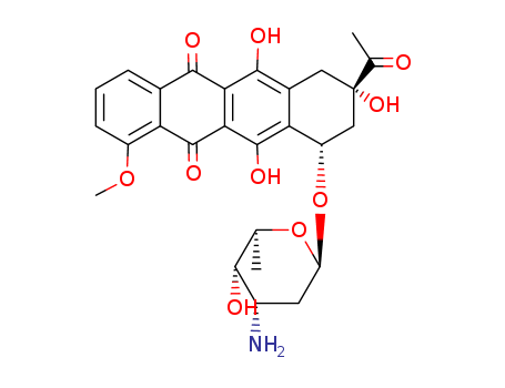 5,12-Naphthacenedione,8-acetyl-10-[(3-amino-2,3,6-trideoxy-a-L-lyxo-hexopyranosyl)oxy]-7,8,9,10-tetrahydro-6,8,11-trihydroxy-1-methoxy-,(8S,10S)-