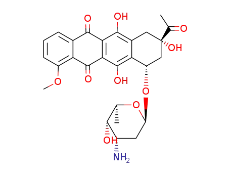 Molecular Structure of 20830-81-3 (Daunorubicin)