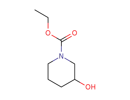 Molecular Structure of 73193-61-0 (ethyl 3-hydroxypiperidine-1-carboxylate)