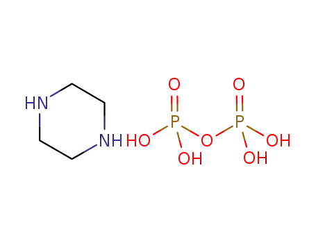 Molecular Structure of 66034-17-1 (DIPHOSPHORIC ACID COMPD. WITH-PIPERAZINE (1:1))