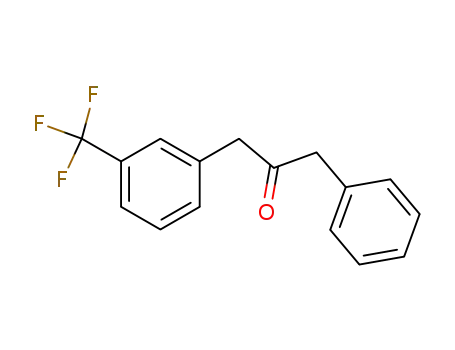 Molecular Structure of 59756-57-9 (1-Phenyl-3-[3-(trifluoromethyl)phenyl]acetone)