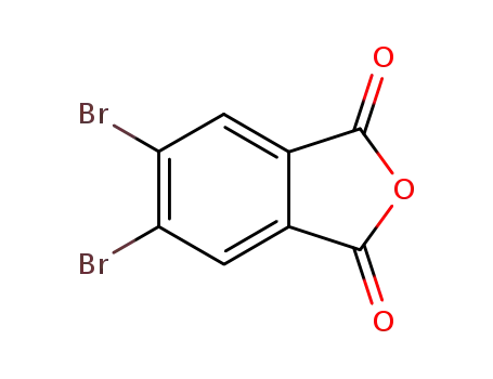 Molecular Structure of 65237-17-4 (5,6-Dibromoisobenzofuran-1,3-dione)