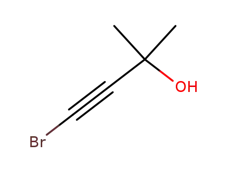 Molecular Structure of 2063-19-6 (4-bromo-2-methylbut-3-yn-2-ol)